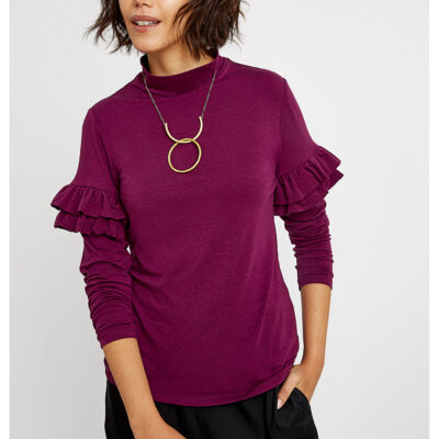 People Tree | Cecilia Top in Purple