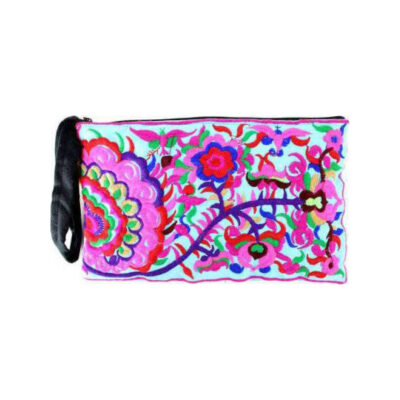 Ethnic Lanna | HMONG flowers cosmetic clutch