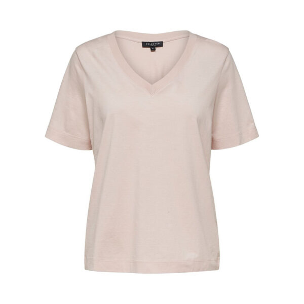 Selected | V-neck Tee Rose
