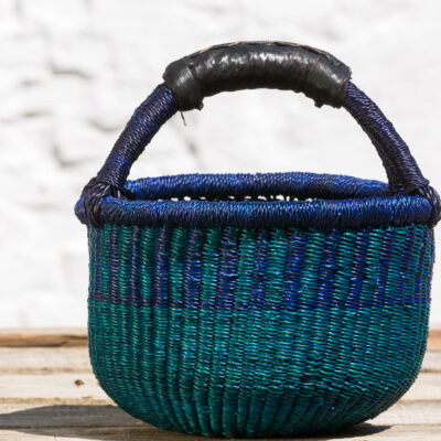 Original Round Bolga Basket S Blå