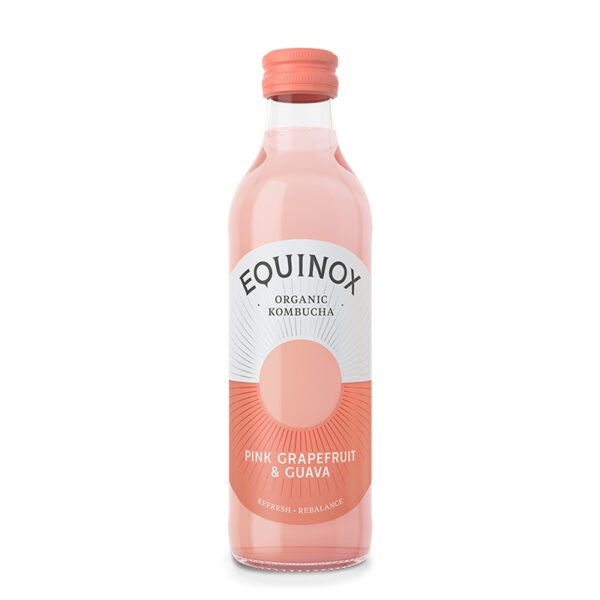 Equinox | Raw Økologisk Kombucha Pink Grape & Guava