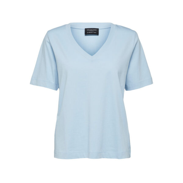 Selected | V-neck Tee blue