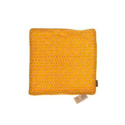 Quote Copenhagen Sari Vintage Silk Cushion yellow