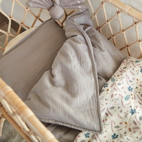 Cocoon Company Organic Wallaby Brown baby bedding