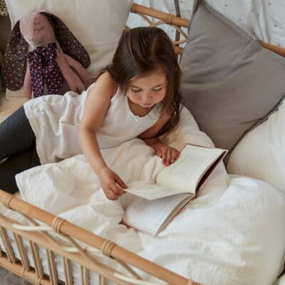 Cocoon Company Polar Bear White junior bedding